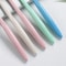 Natural Wheat Straw Bamboo Charcoal Infused Soft Toothbrush 10Piece EcoFriendly Family Set 1