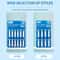 Universal Professional OralB Compatible Replacement Heads 4Piece Daily Care Set 4