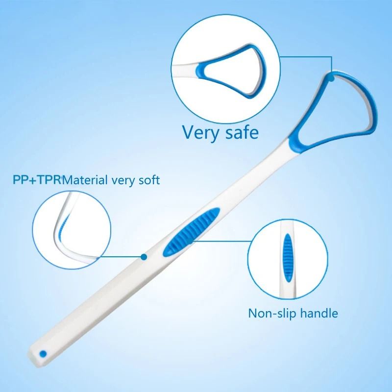 Premium Soft Silicone Tongue Scraper For Fresh Breath Oral Health 5