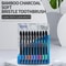 Antibacterial Bamboo Charcoal Soft Bristle Toothbrush For Men Women 0