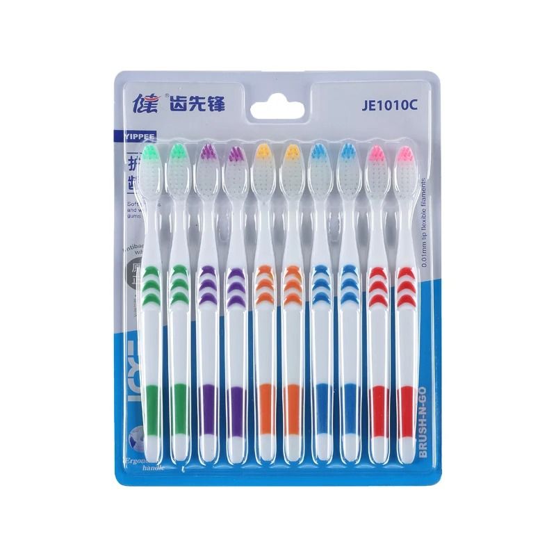 Antibacterial Bamboo Charcoal Soft Bristle Toothbrush For Men Women 7