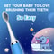 Childrens Sonic Electric Toothbrush Colorful Cartoon Design For Kids USB Rechargeable Waterproof 1