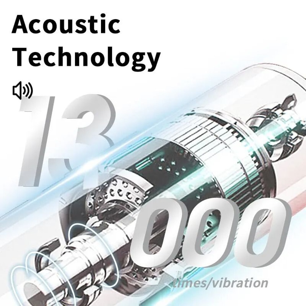 Sonic Toothbrush HighFrequency Waterproof Cleaning Color White 2