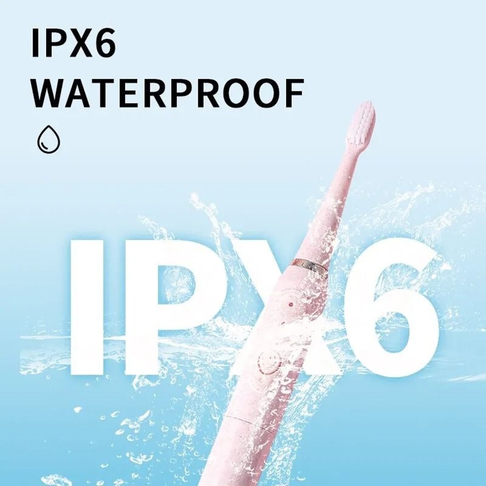 Sonic Toothbrush HighFrequency Waterproof Cleaning Color White 4