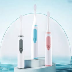 essential household sonic toothbrush | ipx6 waterproof & gentle soft hair bristles