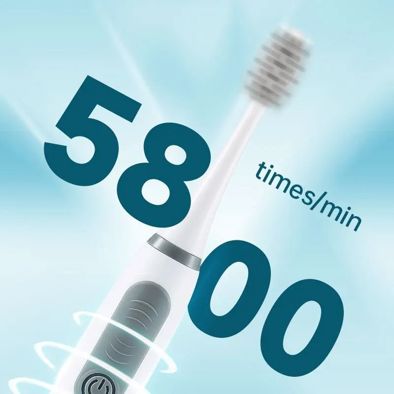 Essential Household Sonic Toothbrush IPX6 Waterproof Gentle Soft Hair Bristles 3