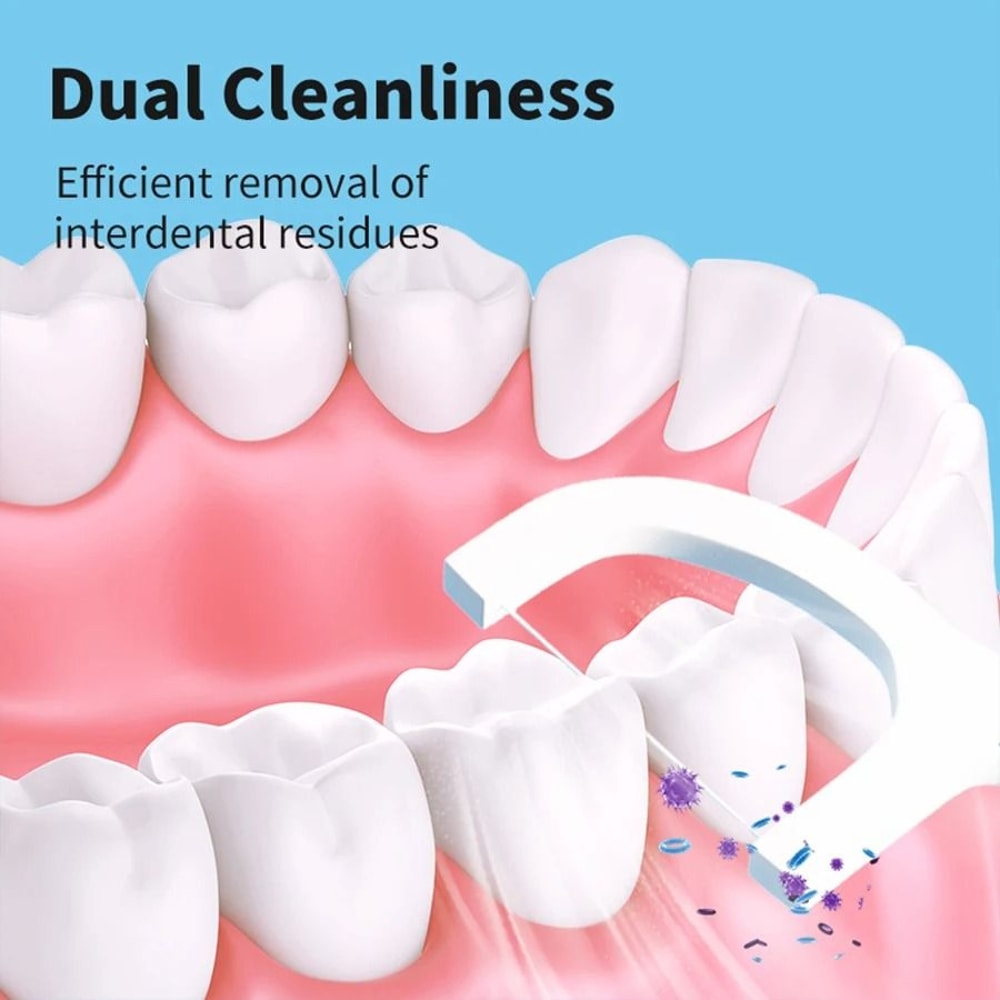 3in1 Portable Travel Bursting Bead Toothbrush Mini Disposable Dental Kit 8 Pcs 1