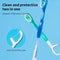 3in1 Portable Travel Bursting Bead Toothbrush Mini Disposable Dental Kit 8 Pcs 4