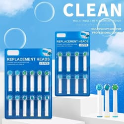 universal professional precision clean replacement heads | 8-piece value pack