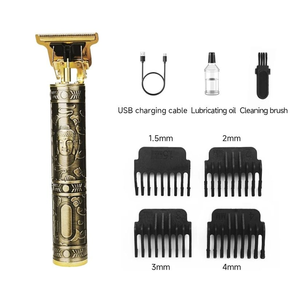 Professional 0mm Precision Hair Beard Trimmer HighTorque Electric Grooming Machine 6