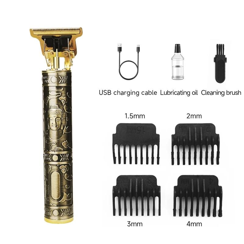 Professional 0mm Precision Hair Beard Trimmer HighTorque Electric Grooming Machine 6