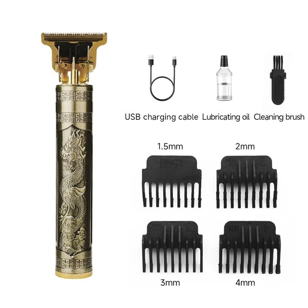 Professional 0mm Precision Hair Beard Trimmer HighTorque Electric Grooming Machine 7