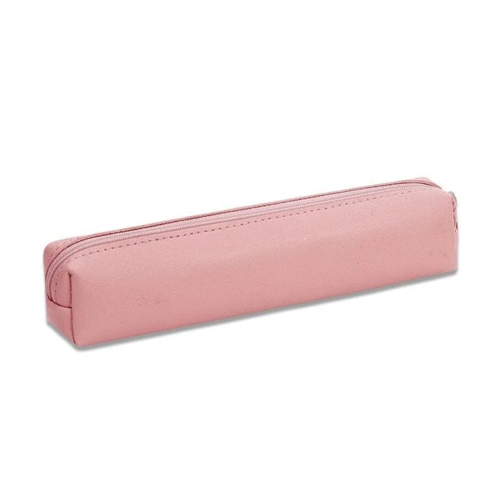 Premium Faux Leather Makeup Pencil Case Fashionable MultiPurpose Storage Bag 9