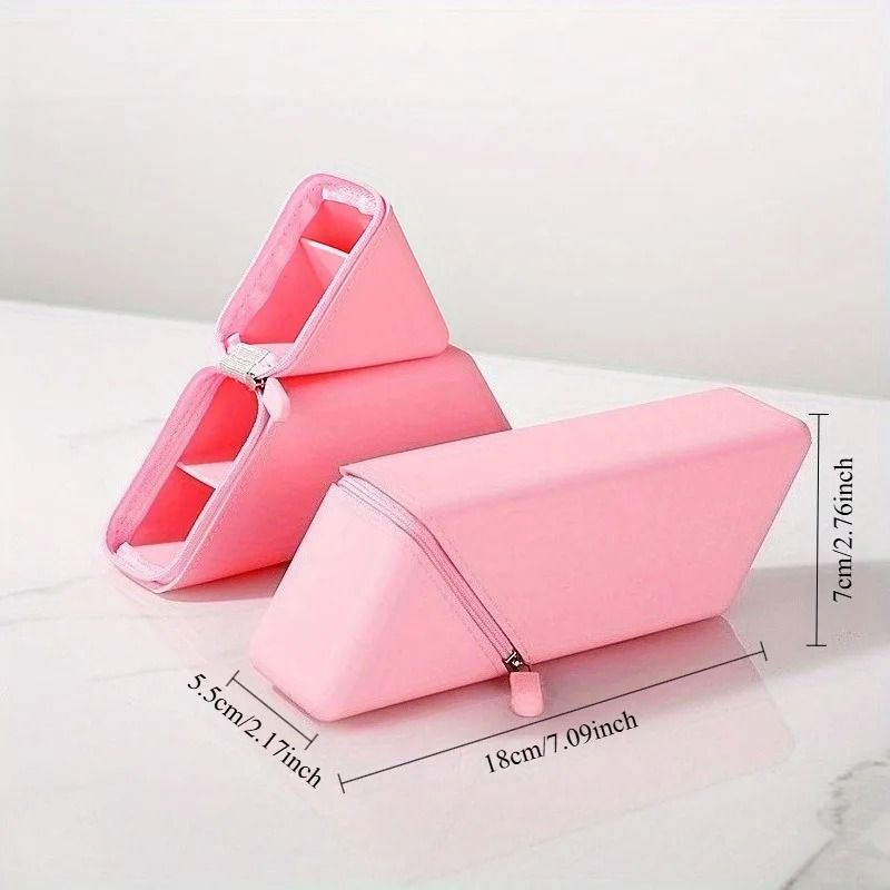 Expandable Foldable Silicone Pen Holder Large Capacity Desk Office Organizer 6