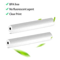 premium a4 thermal paper roll | bpa-free safe material for portable printing
