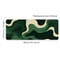 Green And Beige Abstract Mouse Pad Large AntiSlip Desk Mat Office Decor 4