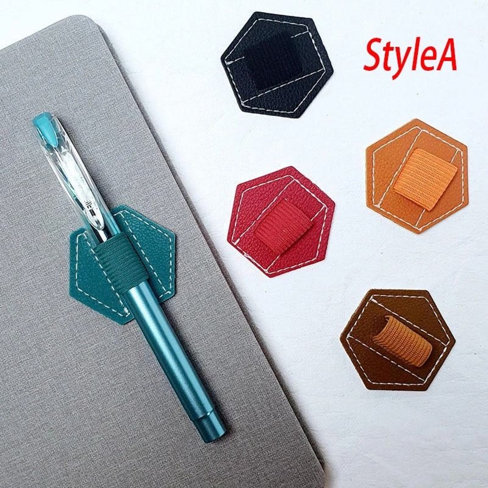 Premium PU SelfAdhesive Magnetic Pen Holder Universal Stylus Stationery Organizer 1