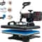 Professional 5in1 Sublimation Heat Press 12x15in Precision Digital Transfer Machine 0