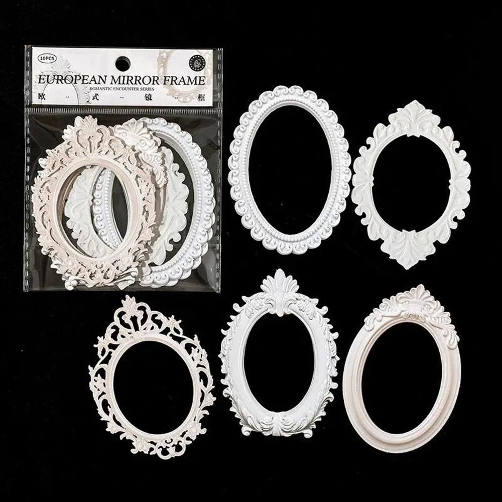 Retro Architectural Hollow Relief Cardstock 10 Sheets DIY Creative Materials 7