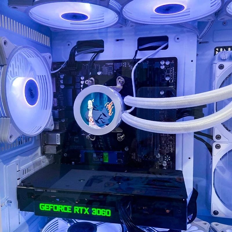 IPS Round Secondary PC Display RealTime CPU GPU RAM Monitoring Screen 3