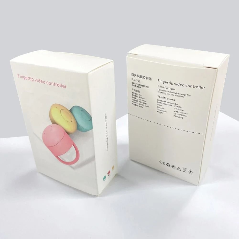 Smart Fingertip Bluetooth Remote Control Ring HandsFree Video Page Controller 5