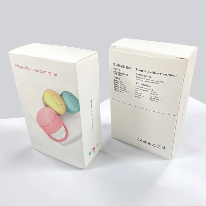 Smart Fingertip Bluetooth Remote Control Ring HandsFree Video Page Controller 5