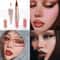 2in1 Plumping Lip Contour Glaze DoubleHead Crystal Lip Gloss Set 4