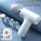Portable Deep Tissue Electric Massage Gun 4 Interchangeable Heads LED Light 0