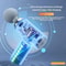 Portable Deep Tissue Electric Massage Gun 4 Interchangeable Heads LED Light 3