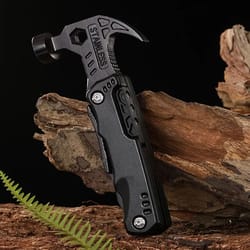outdoor multi-functional multi-tool | folding safety hammer & vehicle escape tool