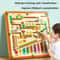 Childrens Magnetic Maze Walking Ball Early Education Logic Concentration Puzzle 6