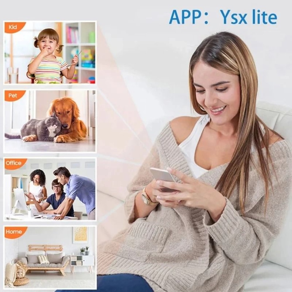 1080P Mini Surveillance Camera Wireless Night Vision Motion Detection 3