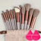 Soft Fluffy Makeup Brush Set Essential Beauty Blending Tool 10