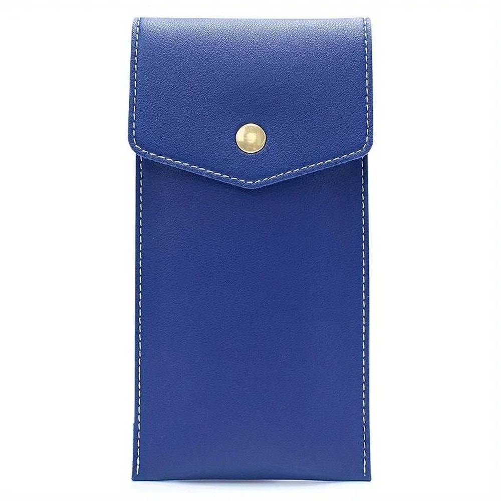 Premium PU Leather Stationery Bag Slim Student Business Office Pen Holder 6