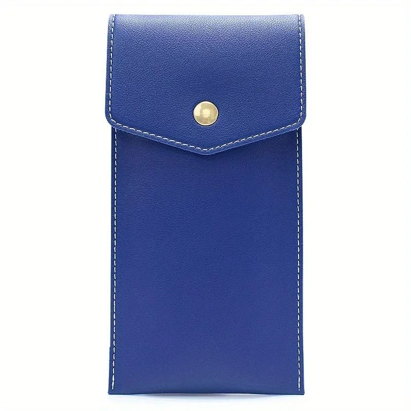 Premium PU Leather Stationery Bag Slim Student Business Office Pen Holder 6