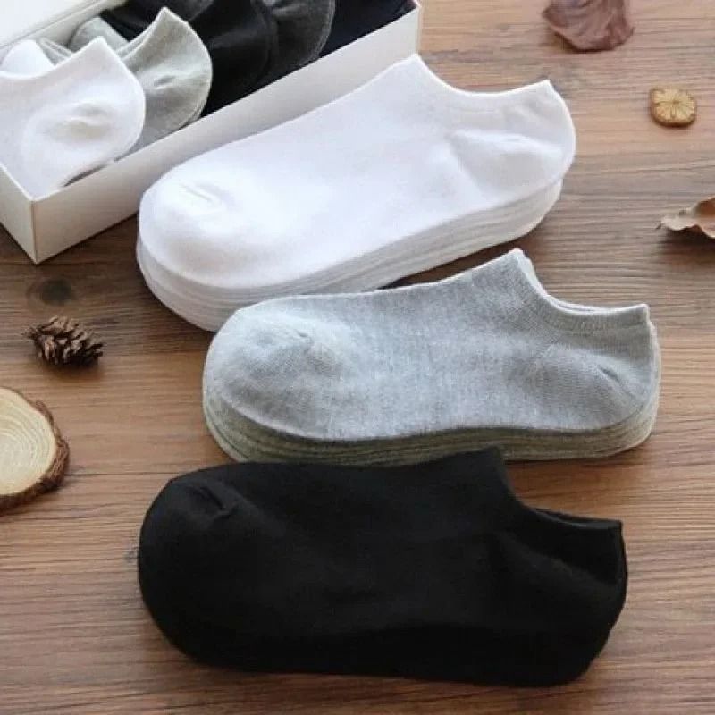 Premium Ankle Socks 10Piece Set Breathable Cotton Blend Sports Socks 2