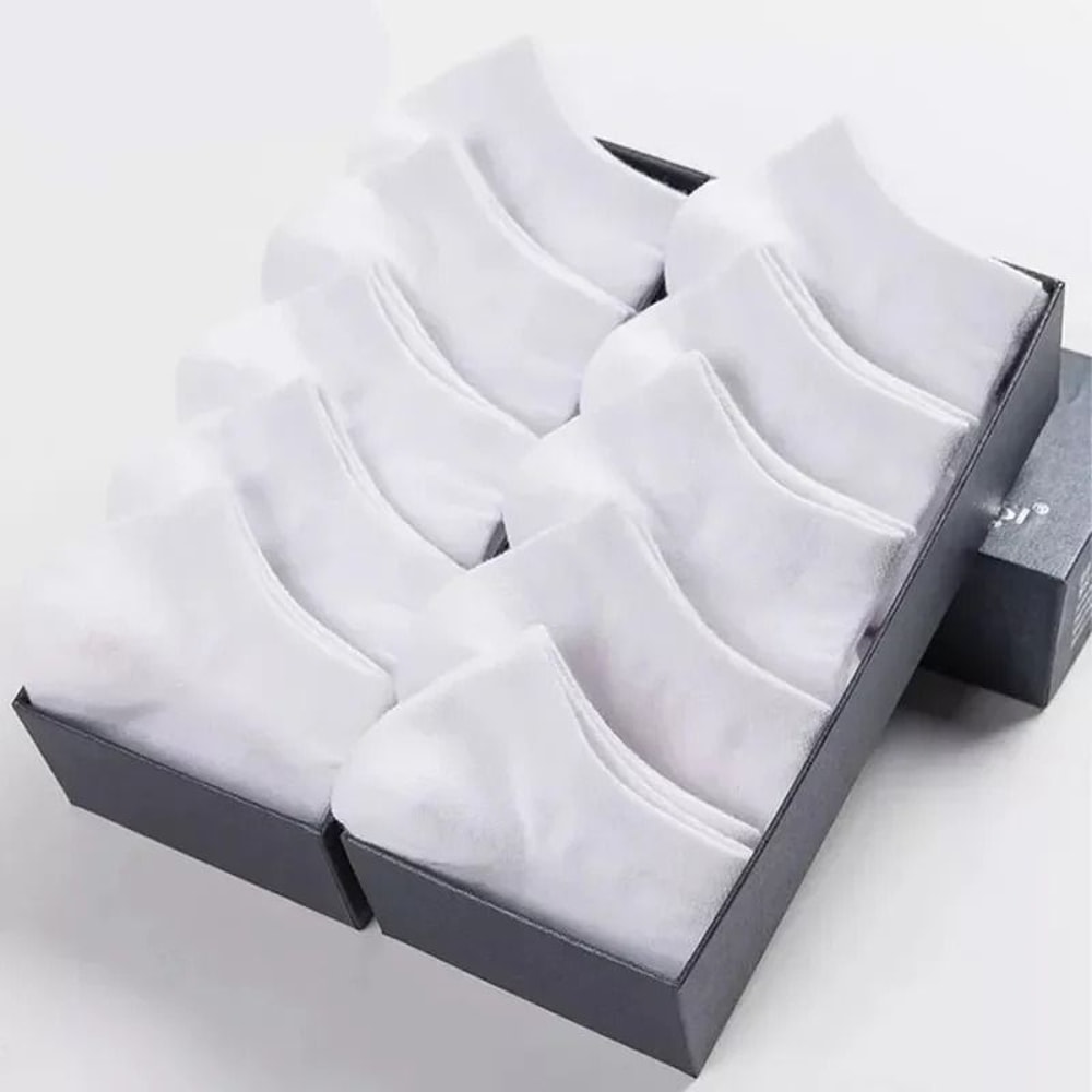 Premium Ankle Socks 10Piece Set Breathable Cotton Blend Sports Socks 6