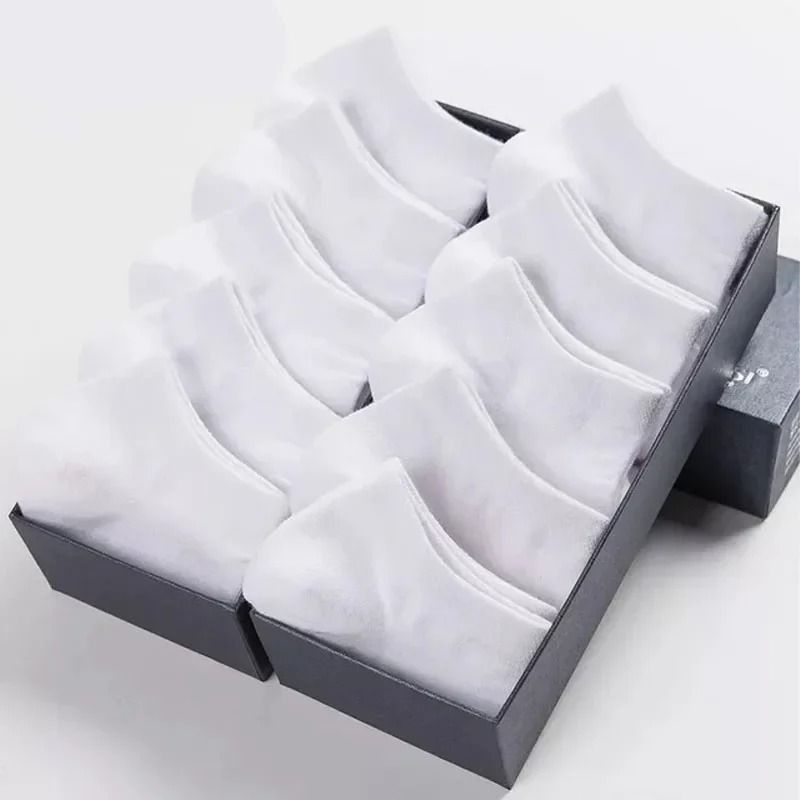 Premium Ankle Socks 10Piece Set Breathable Cotton Blend Sports Socks 6