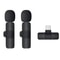 24G Wireless Lavalier Microphone Portable Audio Video Recording Mini Mic 0