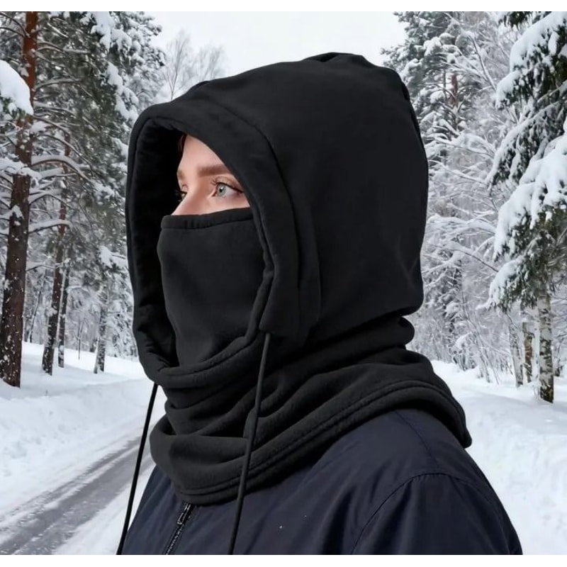 Unisex Winter Balaclava Knit Hood Windproof Mask Headgear For Cold Weather 2