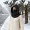 Unisex Winter Balaclava Knit Hood Windproof Mask Headgear For Cold Weather 4