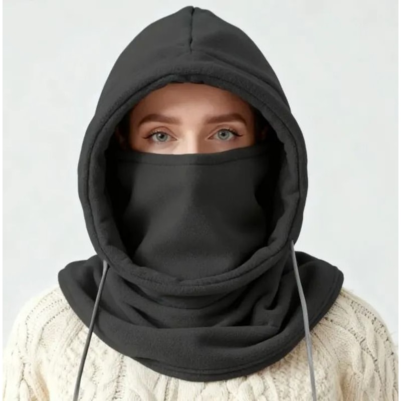 Unisex Winter Balaclava Knit Hood Windproof Mask Headgear For Cold Weather 5