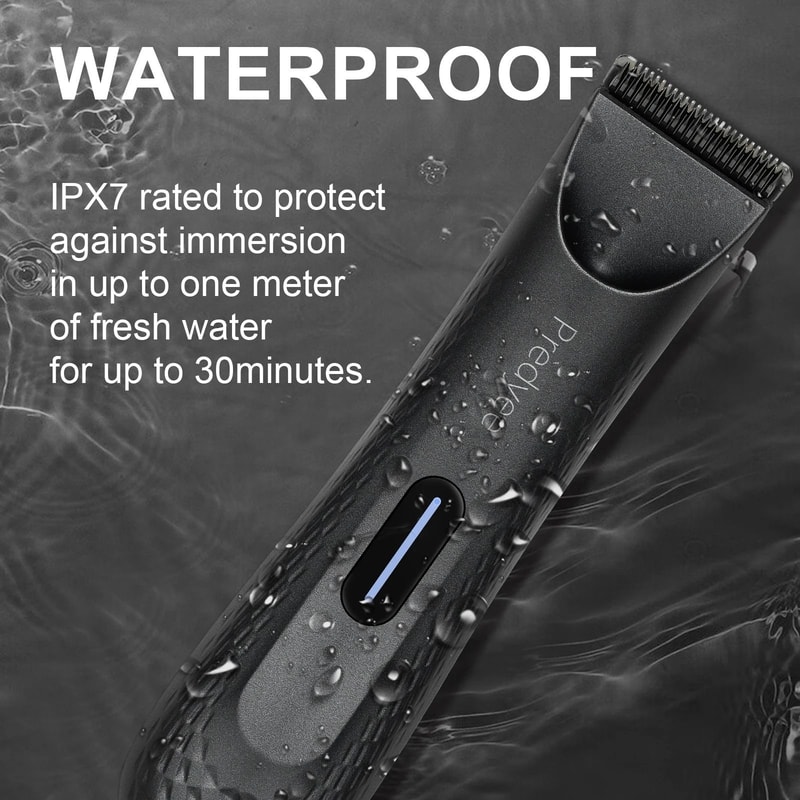 Professional Electric Body Groomer Waterproof Groin Pubic Hair Trimmer 2