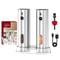 Stainless Steel Electric Pepper Grinder USB Rechargeable Automatic Mill Set 7