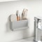 Compact WallMounted Storage Organizer Versatile Gray Holder For Home Office 1