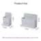 Compact WallMounted Storage Organizer Versatile Gray Holder For Home Office 5