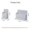 Compact WallMounted Storage Organizer Versatile Gray Holder For Home Office 5