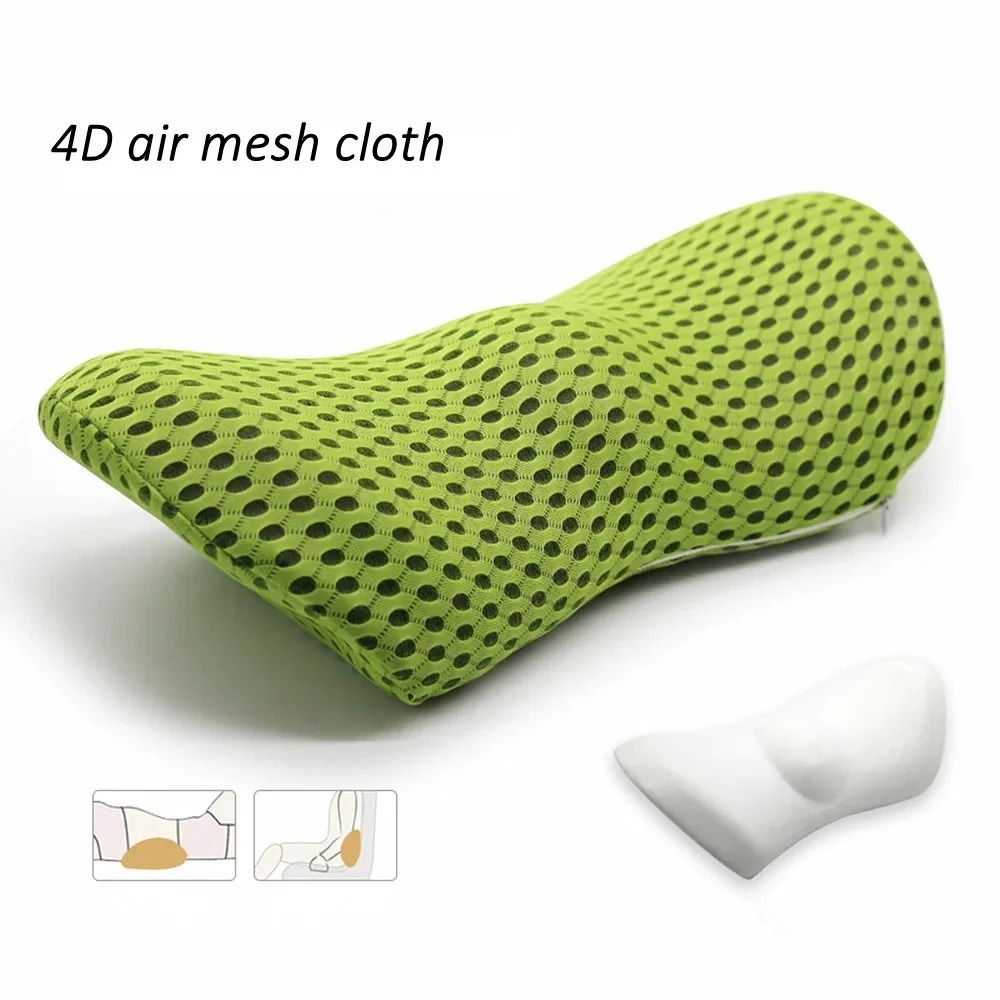 Ergonomic Memory Foam Lumbar Pillow Supportive Back Cushion For Car Office 8