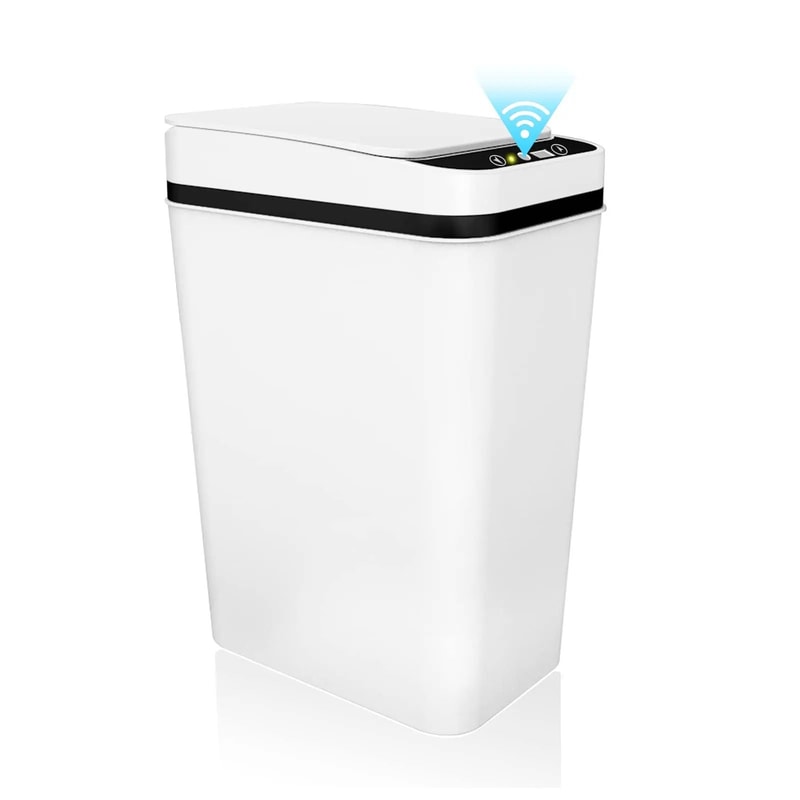 Smart Motion Sensor Trash Bin Slim Touchless Automatic Garbage Can 8