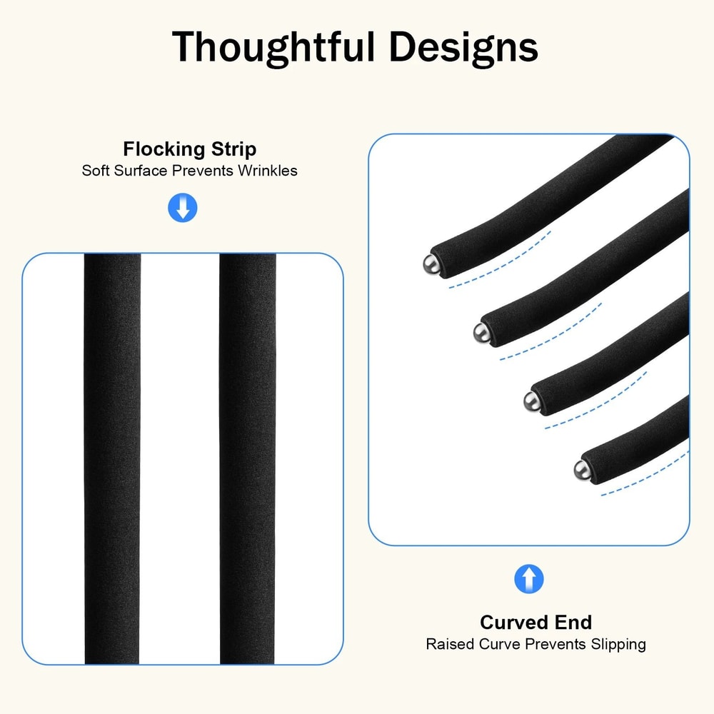 Extendable 9Arm PullOut Trousers Rack Modern Closet Clothes Towel Organizer 4